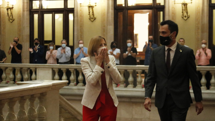 Carme Forcadell torna al Parlament dos anys i mig després. Agència Catalana de Notícies