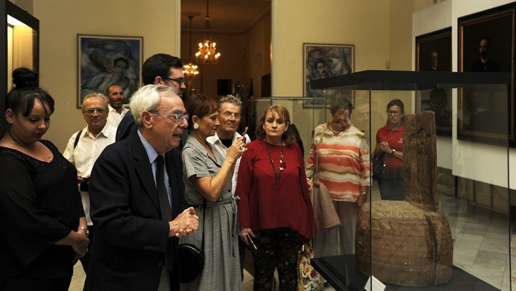 La cadira de Maceo, exhibida al Museu de L'Havana. Europa Press