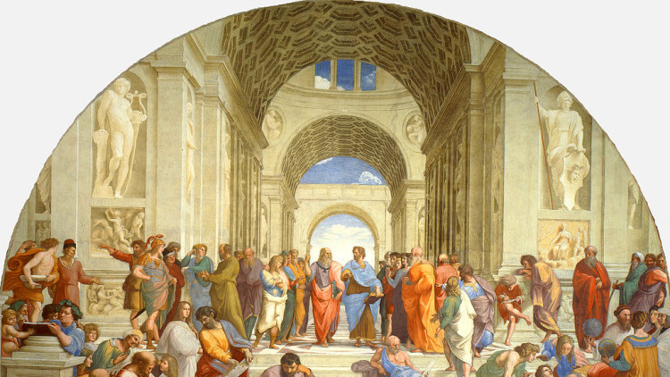 L'escola d'Atenes de Rafael Sanzio