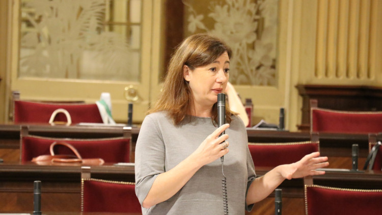 Francina Armengol, presidenta del Govern balear. Europa Press