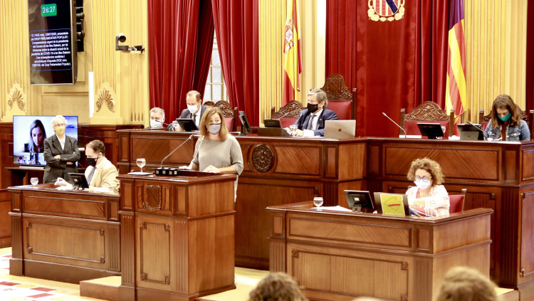 Francina Armengol compareix al Parlament. Europa Press
