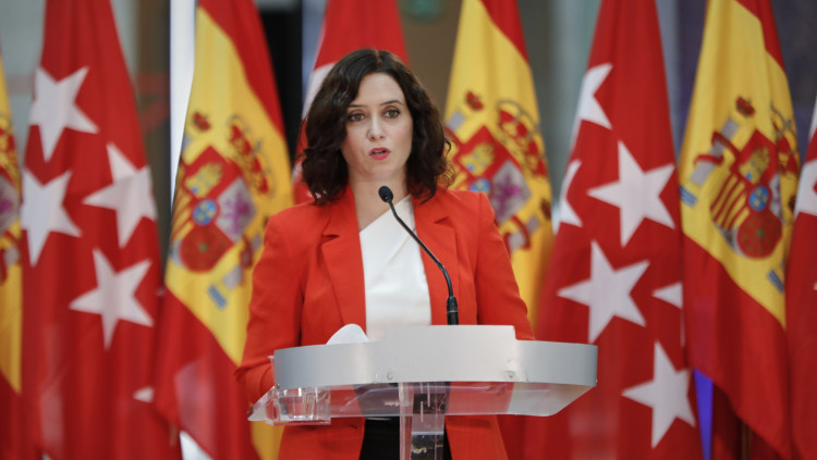 Isabel Díaz Aysuo, presidenta de la Comunitat de Madrid, ha defensat aquest dilluns un tracte diferencial per a Madrid, ja que "és Espanya"| Europa Press