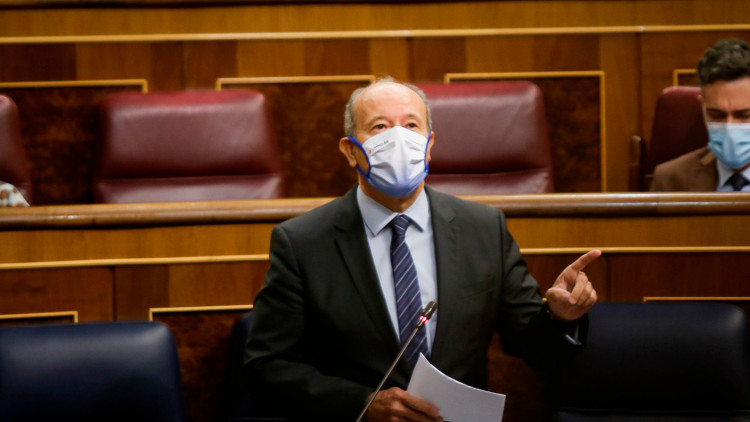 El ministre de Justícia, Juan Carlos Campo, al Congrés. Agència Catalana de Notícies
