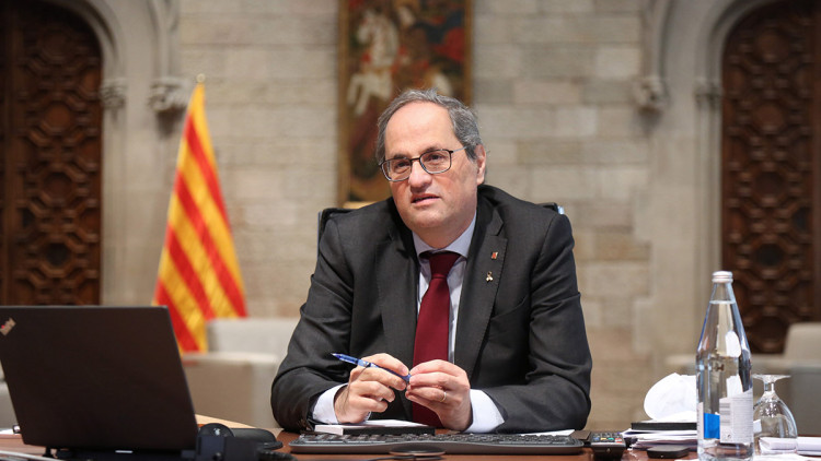 El president català, Quim Torra. Agència Catalana de Notícies