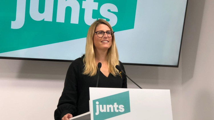 Elsa Artadi, portaveu de Junts per Catalunya. Agència Catalana de Notícies