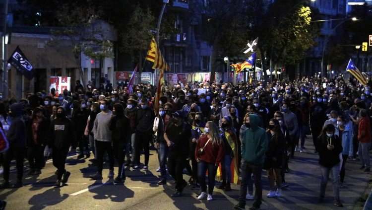 Manifestació dels CDR contra la inhabilitació del president Quim Torra. Agència Catalana de Notícies