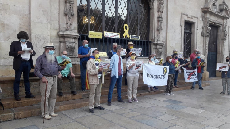 Manifestació a Palma en suport al president Torra. Europa Press