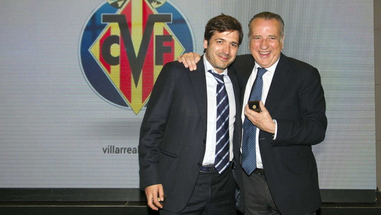 Fernando Roig i el seu fill, Fernando Roig Negueroles, conseller delegat del club groguet.
