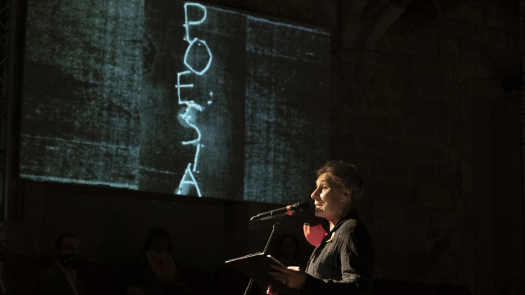 L'actriu Carme Sansa va participar en la primera i segona edició del Festival PRICE dels Poetes (1970-2020) © Ingrid Ferrer