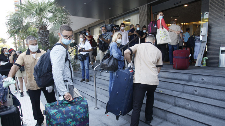 Un hotel de Palma rep turistes en plena pandèmia. Europa Press