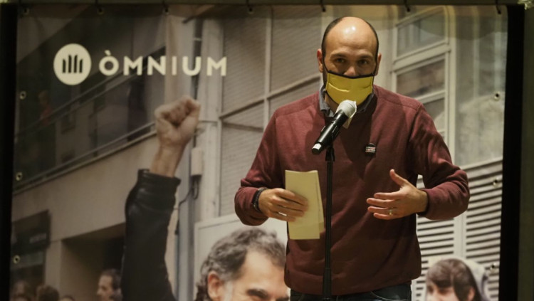Marcel Mauri, vicepresident d'Òmnium Cultural. Òmnium Cultural