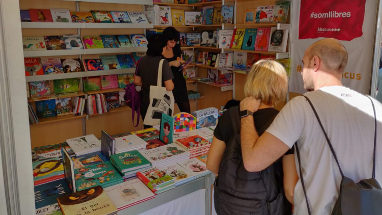 Una imatge de la passada edició de la Plaça del Llibre