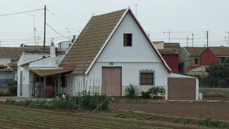 Barraca La Fifla, a la pedania meriodional de La Punta (València)| Catàleg de la Càtedra de l'Horta de la Universitat de València