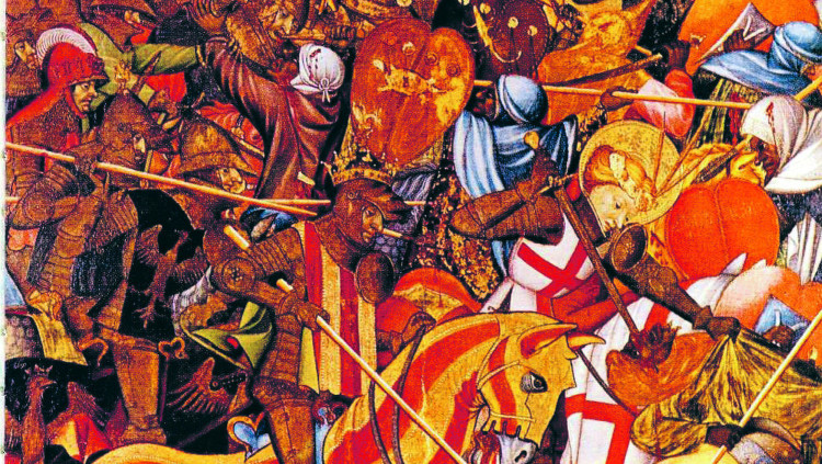 Temps era temps els catalans guanyaven guerres. Si no fóra així Catalunya mai no hagués reeixit com a país. I especialment important fou la batalla per la possessió de València, reivindicada pel Casal de Barcelona des dels temps de Ramon Berenguer IV.