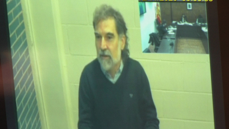 Jordi Cuixart declara des de la presó de Lledoners. Agència Catalana de Notícies