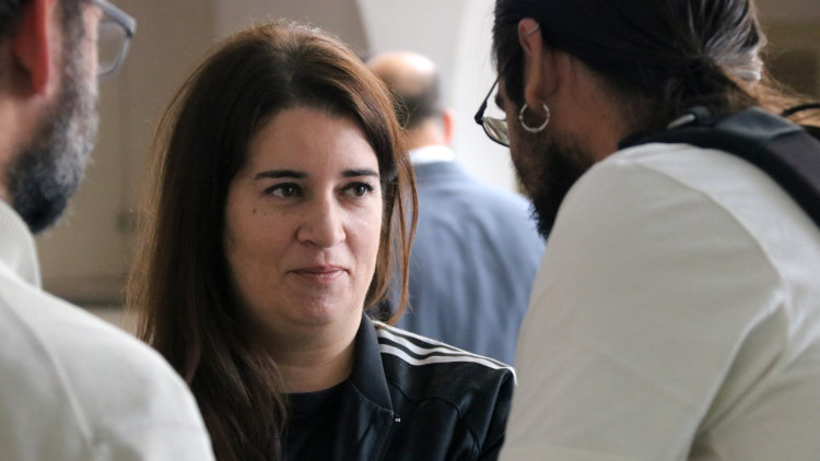 L'activista Tamara Carrasco. Agència Catalana de Notícies