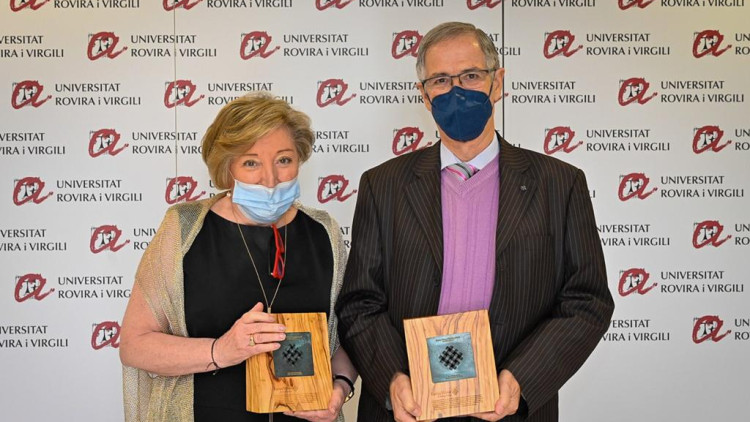 Anna Lluch i Joan Viñas, Medalla d'Honor 2020 de la Xarxa Vives d'Universitats