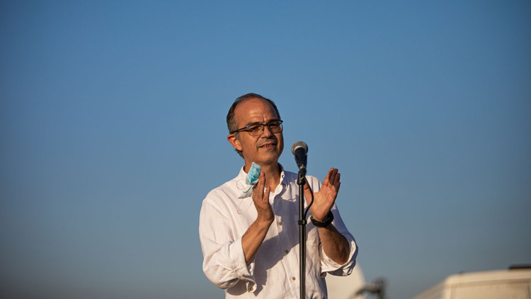 Jordi Turull, abans d'ingressar en la presó de Lledoners. Europa Press