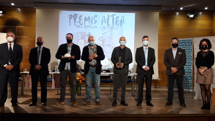 Els guardonats amb els Premis Altea d'enguany. Ajuntament d\'Altea