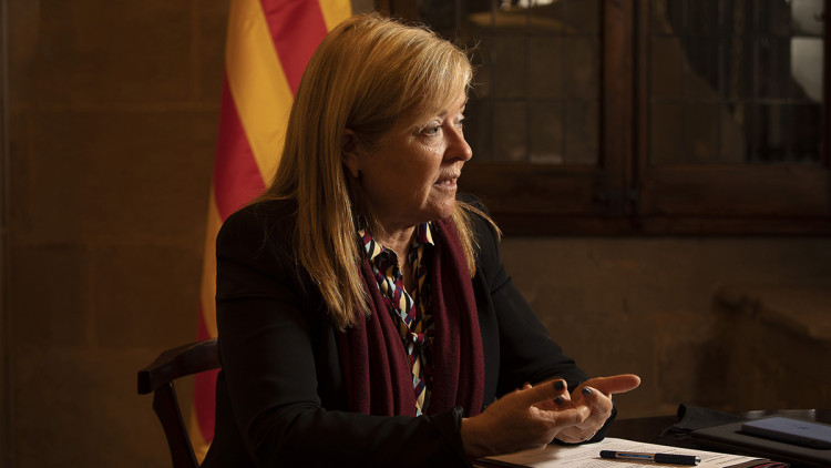 La consellera catalana de Cultura, Àngels Ponsa. Jordi Play