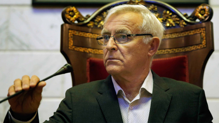 Joan Ribó, alcalde de València, durant el debat sobre l'estat de la ciutat.. EFE