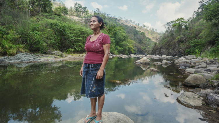 Rosalina Domínguez (Río Blanco, Cortés, Honduras). Tresorera del Consejo Cívico de Organizaciones Populares e Indígenas de Honduras.. Gervasio Sánchez