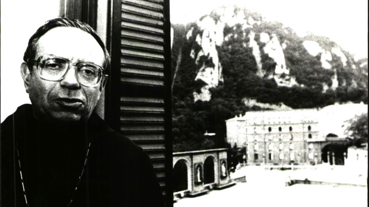 Cassià Just, abat de Montserrat durant els fets de la tancada de 1970. Arxiu EL TEMPS