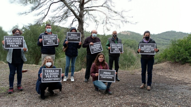 Cinc entitats de Mallorca denuncien un nou boom de graveres. Twitter @Terraferida