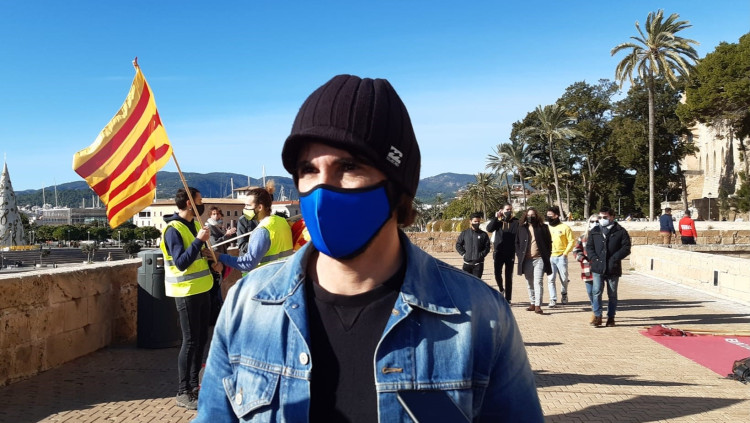 Balti Picornell, portaveu del Bloc d'Unitat Popular. Europa Press