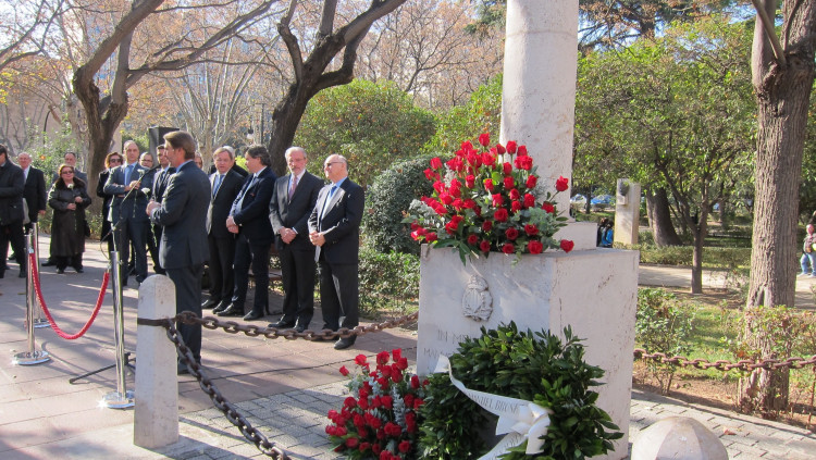 Homenatge a Manuel Broseta el 2015. Europa Press
