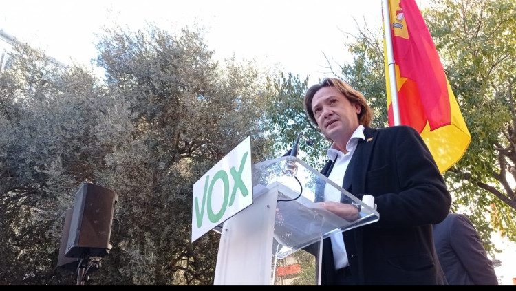 Jorge Campos, líder mallorquí de Vox. Europa Press