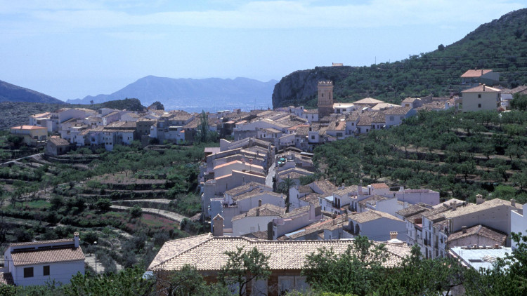 Panoràmica de Tàrbena (Marina Baixa)