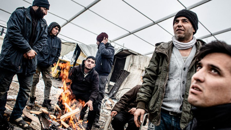 Refugiats al camp de Lipa. Der Spiegel