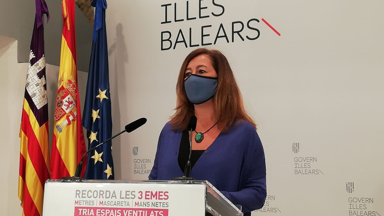 Francina Armengol, presidenta del Govern balear. Europa Press