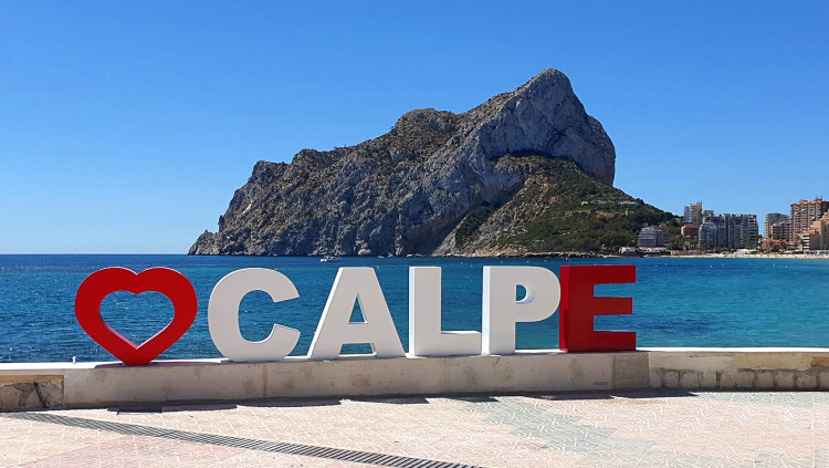 Cartell turístic de l'actual Ajuntament de Calp| Ajuntament de Calp